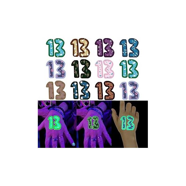 30 Pcs Concert Merch,13 Temporary Tattoo,13 Tattoo, Hand tattoo, Star Tattoos, Accessories for Singer Gifts