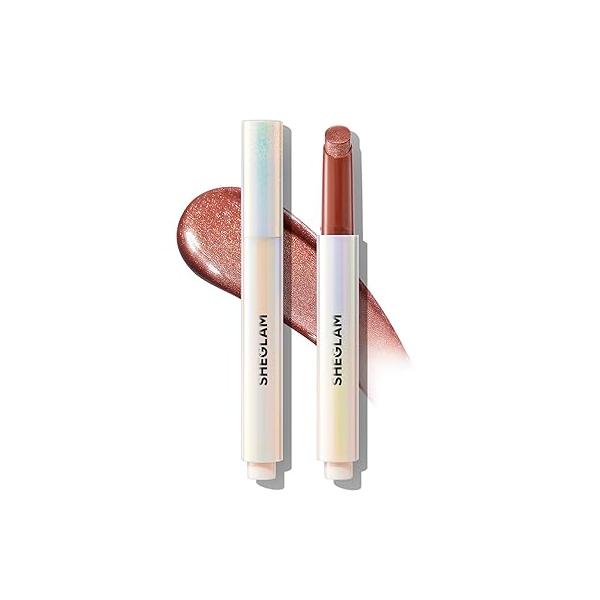SHEGLAM PoutPerfect Moisturizing Solid Lip Gloss Non Sticky Lipstick with Coconut Oil - Sepia Kiss