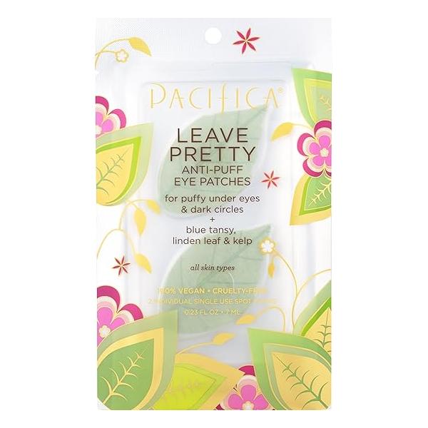 Pacifica Undereye Spot Serum Mask - Bright Eye Vitamin C for Dark Circles & Hydration, Brightening Under Treatment, Vegan Cruelty-Free, 4 Pack