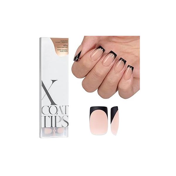 btartboxnails Nail Tips Builder Gel Set - 15ml Tip Top Coat with Glue for French Nails 30+Days Long Lasting