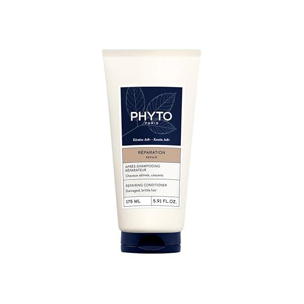 PHYTO PARIS REPAIR Restructuring Conditioner, Vegan, Silicone Free Repairing, Strengthening for Damaged Hair and Brittle Hair, 5.91 fl.oz.