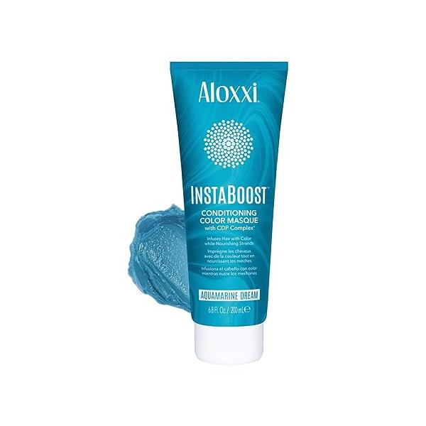 ALOXXI InstaBoost DARK BROWN Color Depositing Conditioner Mask, Instant Temporary Hair Dye, Masque for Deep Conditioning (Cool Cocoa Beans) 6.8 Fl Oz