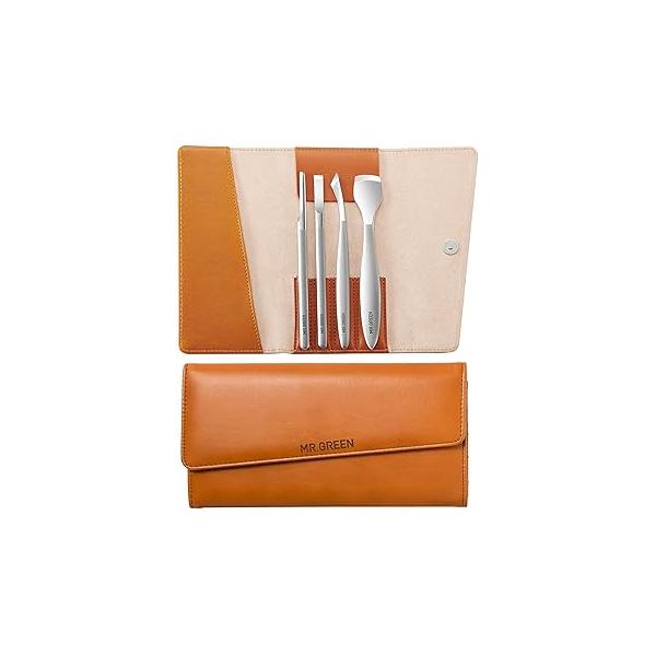 4Pcs Manicure Set,Professional Pedicure Knife Set,Ingrown Toenail Clippers Foot Care Tools,Ingrown Blade Tool,Foot Repair Sharp Kit,Nail Knives Cuticle Remover