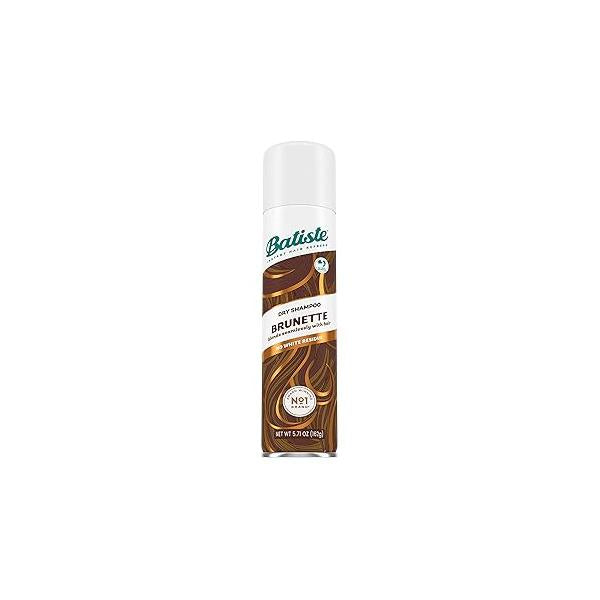 Batiste Dry Shampoo for Brunette Hair, Refresh Hair and Absorb Oil Between Washes, Waterless Added Texture Body, 5.71 oz
