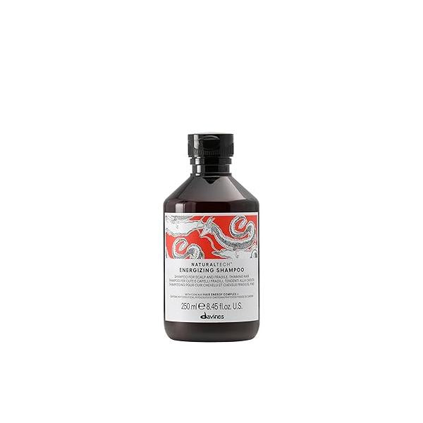 Davines Naturaltech ENERGIZING Shampoo Gentle Cleansing And Protection for Fragile Or Thinning Hair, Revitalize Energize The Scalp