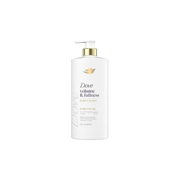 Dove Conditioner Volume & Fullness for Fine, Thin Hair with Liquid Bio-Protein Care Technology and Biotin 28 Fl oz