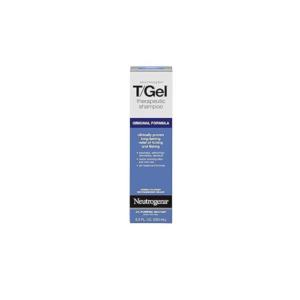 Neutrogena T/Gel Therapeutic Shampoo, Original Formula, 8.5 Ounce (Pack of 2)