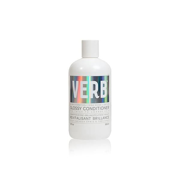 VERB Glossy Conditioner - Conditions, Detangles + Adds High Shine for Thick to Coarse Hair Vegan, No Parabens or Harmful Sulfates