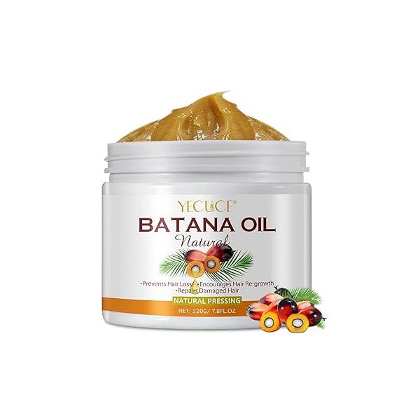 Raw Batana Oil for Hair Growth, 220g Pure & Organic from Honduras, Stimulate Prevent Loss, Eliminates Split Ends Men Women