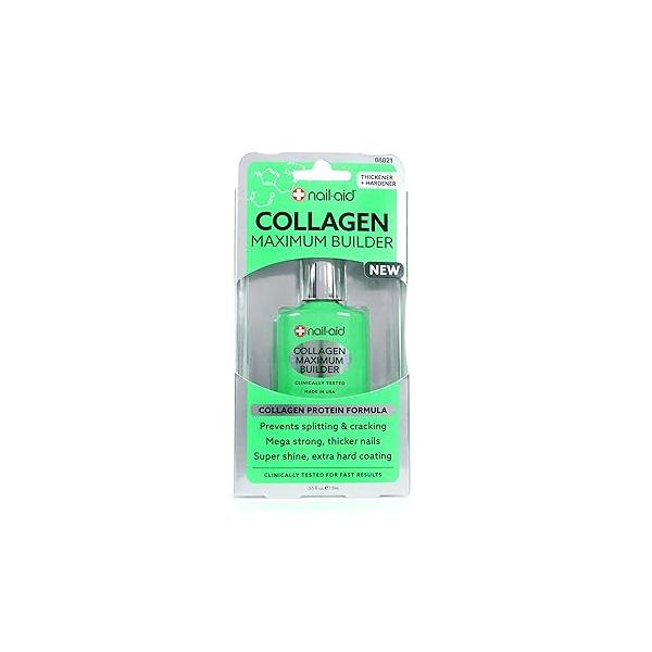 NAIL-AID Collagen Power Coat, Clear, 0.55 Fluid Ounce