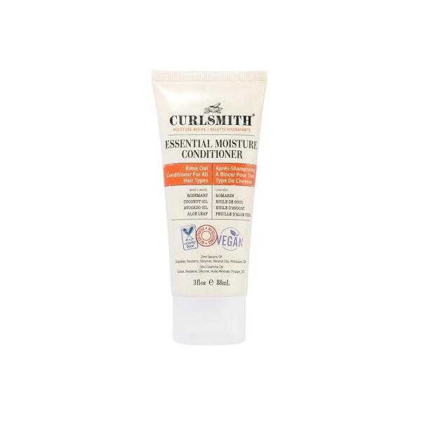 CURLSMITH - Essential Moisture Conditioner, Lightweight Frizz Control for Wavy, Curly and Coily Hair, Vegan