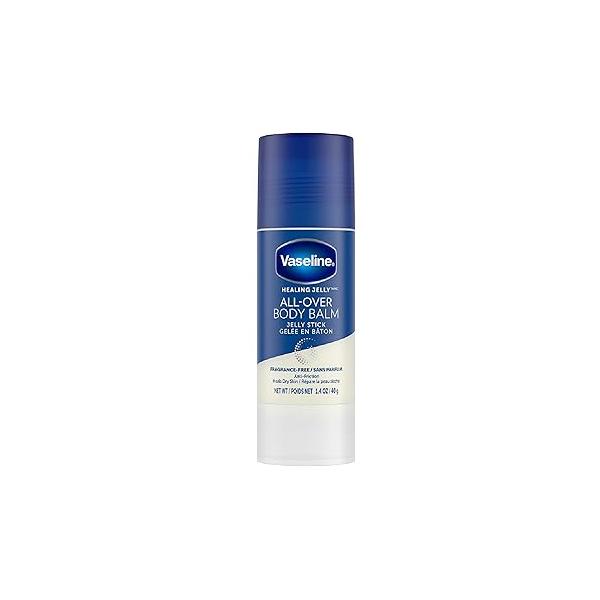 Vaseline Body Balm Stick For Dry Skin Relief Unscented Targeted Healing for Hard-to-Reach Spots 1.4 oz
