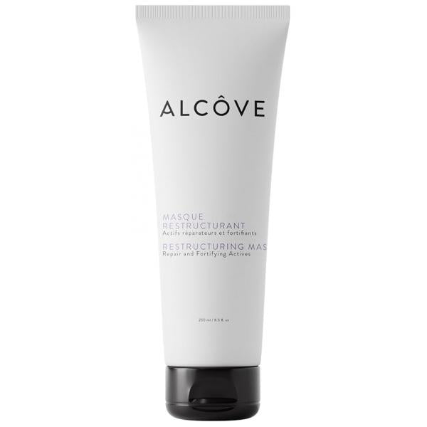 Alcôve - Restructuring Mask Revitalizes & Offers Manageability Deep Conditioning Hair Made with Avocado Moringa Oils Hydrate, Repair, and Fortify Damaged Color-Safe Vegan 8.5oz
