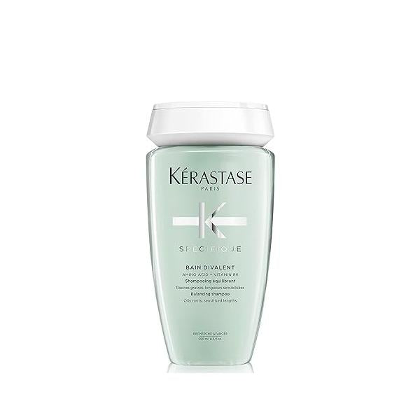 Kerastase Specifique Balancing Shampoo For Oily Scalp & Hair - Cleanses Oil From Roots and Hydrates Dry Ends