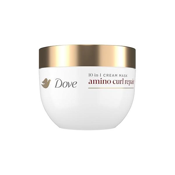 Dove Hair Amino Curl Repair 10in1 Cream Mask for Curly, Coily with Bio Protein Care Technology and + Jojoba Oil 9.2 fl oz.