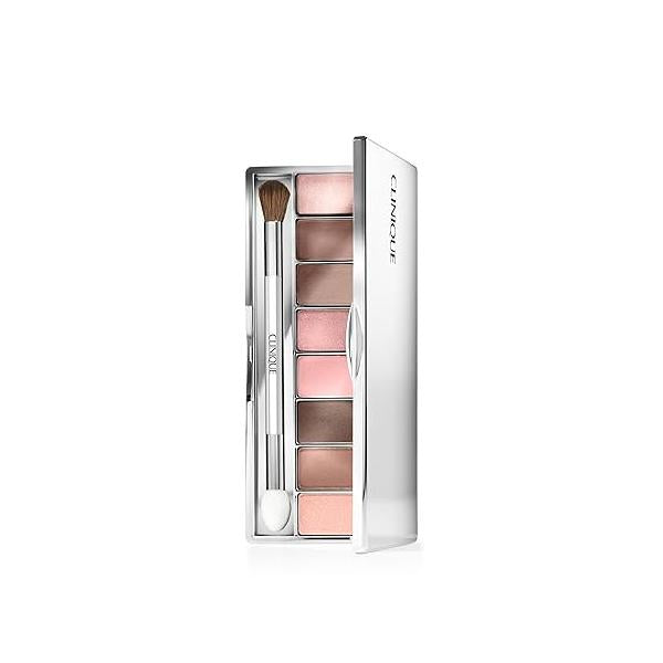 Clinique All About Shadow Eye Palette, 8 Silky + Buildable Shades | Safe For Sensitive Eyes