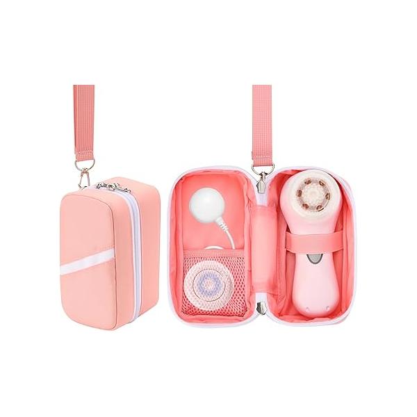Beautyflier Travel Carrying Bag Compatible with Clarisonic Mia 2 Cleansing System, Portable Storage for and Accessories Hanging Strap, Protective Only