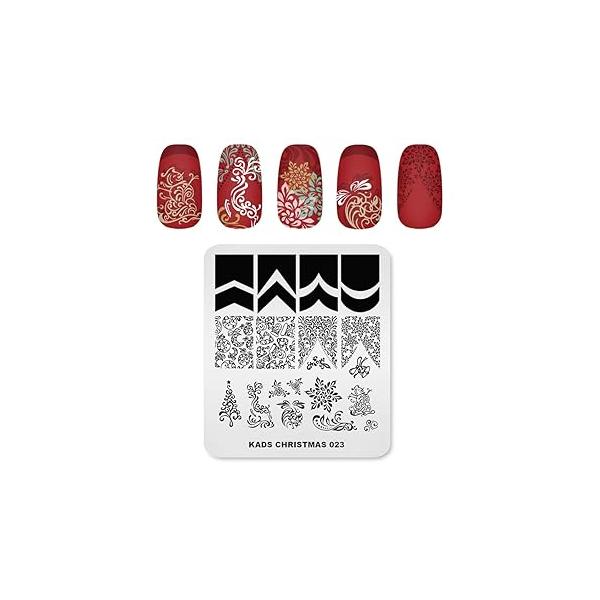 Nail Stamping Plate Christmas Halloween Art Plates Image Transfer Template Manicure Stencils Printing DIY Tool (Halloween 011)