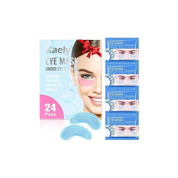 Under Eye Patches, 24 Pairs Mask for Dark Circles, Puffy Eyes, Undereye Bags,Wrinkles,Eye Treatment Skin Care Men & Women Gift (05)