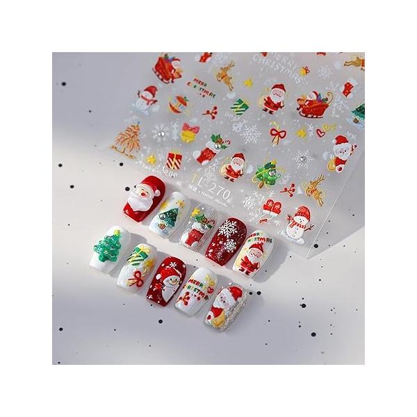 Gold Evil Eye Nail Stickers 5D Embossed Decals Self-Adhesive Art Supplies Manicure for Nails Decoration (Style-11)