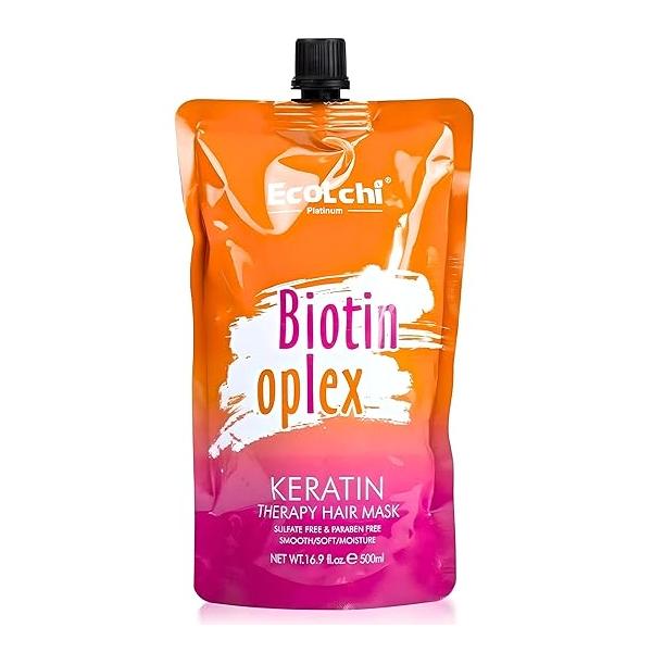 Biotin Oplex Keratin Hair Mask - Amino Acids Repair for Soft Treatment Color Damage, Frizz Control Moisturizing Dry XL Package