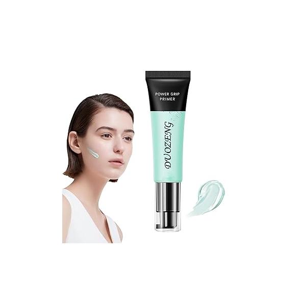 2 Pcs One Step Color Corrector,Natural Isolation Cream,Face Primer Makeup Tricolor Tinted Moisturizer,Oil Control & Moisturizing Skin Tone Correcting and Brightening Concealer Foundation