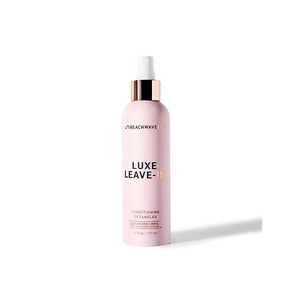 Beachwaver Luxe Leave-In Conditioning Detangler - Full Size (6 Fl Oz) | Treatment to Hydrate, Smooth, & Strengthen w/HiX Vegan Bond Multipliers Bali Beach Night Fragrance