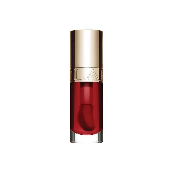 Clarins Lip Comfort Oil | Hydrating, Nourishing and Moisturizing Sheer, High Shine Finish Soothes, Comforts Protects Lips Visibly Plumps 93% Natural Ingredients 0.2 Ounces