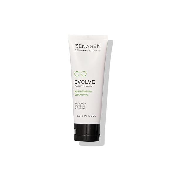 ZENAGEN Evolve Repair + Protect Nourishing Shampoo (Unisex) | Repairs & Strengthens Damaged Hair, Promotes Thicker Fuller Plant-Based, Color-Safe, Vegan, All Hair Types