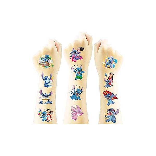 40pcs Kuromi Temporary Tattoos for Girls,Birthday Themed Party Supplies Decoration Favors Cartoon Sticker Kids Boys Home Activity Class Prizes Carnival Christmas Rewards