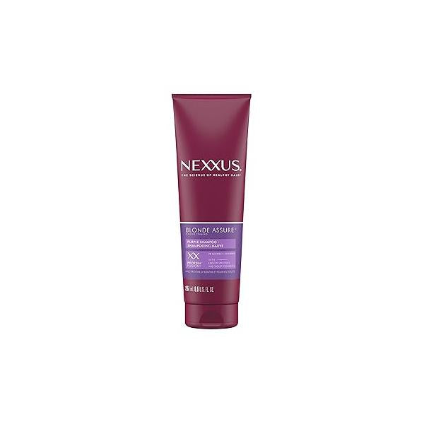 Nexxus Blonde Assure Purple Shampoo, For Hair Color Care Keratin Protein 8.5 oz
