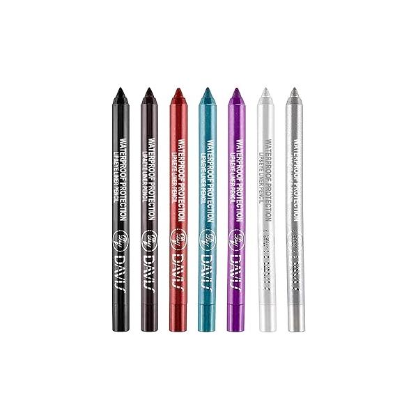 15 Colorful Eyeliner Pen Set, Eye Shadow Pencil, Pearl Kit Metallic Glitter Colored liner for Women Eye&Lip Liner Professional Waterproof Makeup