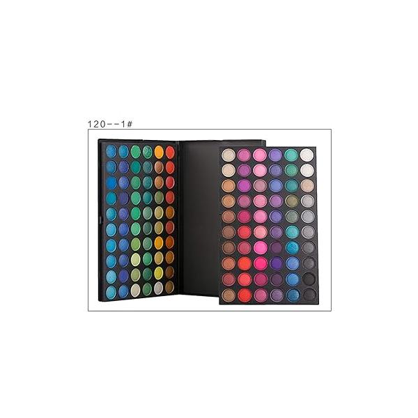120 Color Pro 5 Kind Fashion Eyeshadow Palette Shimmer Eye Shadow Makeup Set (120-03)