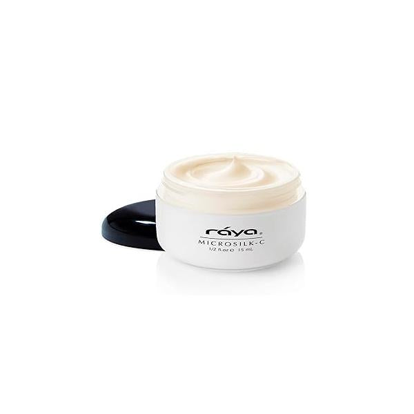 Raya Microsilk-C Cream (407) | Gentle Treatment for the Under-Eye Area Brightens, Revives Fatigue, and Tones Under Eyes Helps Reduce Puffiness, Lines, Wrinkles