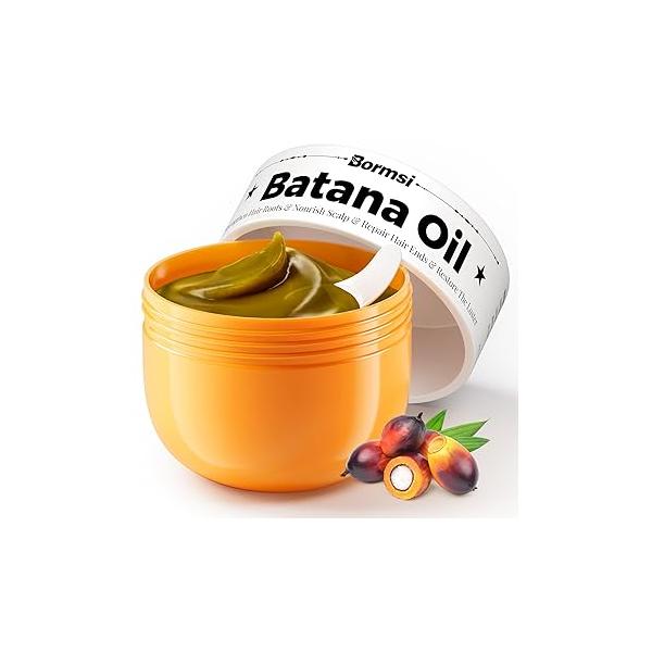 Batana Oil from Honduras,100％ Pure & Natural for Hair Growth，Nourishes and Skin,Promotes Growth Men Women，Suitable All Types