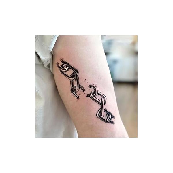 Classic Skull Temporary Skeleton Mouth Tattoo Halloween Costume for Men and Women, Adult, Scary Face Tattoos (HT07)