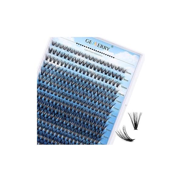 GEMERRY Magnetic Eyelashes with Applicator Fluffy Look No Glue Eyeliner Needed Lash Tool Kit Easy to Wear for Beginners