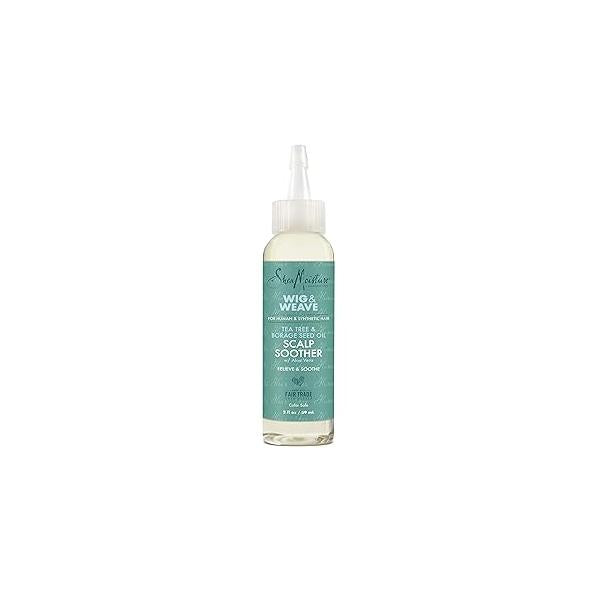 SheaMoisture Scalp Soother Oil Serum for Wig and Weave Tea Tree Borage Seed Paraben Free Treatment, 2 Ounce