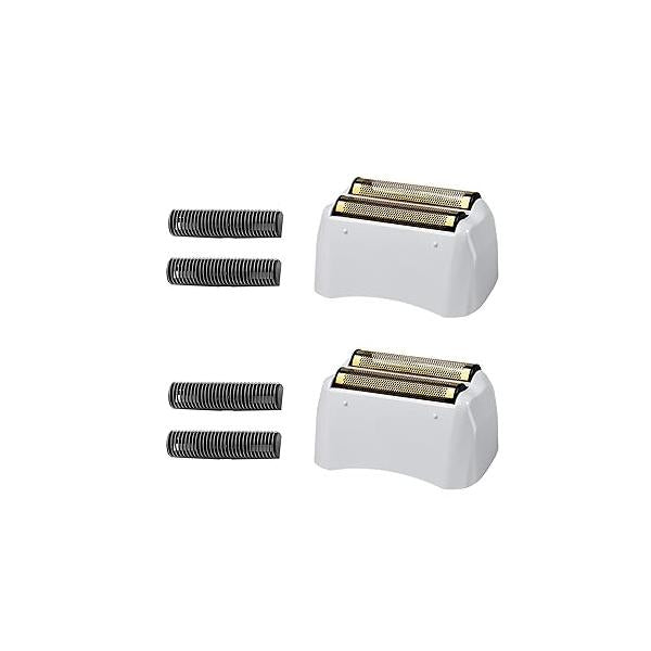 2 Packs Pro Shaver Replacement Foil and Cutters Compatible With Andis #17155 & #17150 (golden)