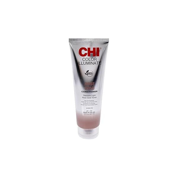 CHI Color Illuminate Conditioner, Helps Maintain Fresh In Natural & Color-treated Hair, Sulfate, Paraben, Cruelty-Free, Mahogany Red, 8.5 Oz