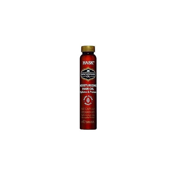 Hask Macadamia Oil Revitalizing Shine Hair Treatment, .625 Ounces