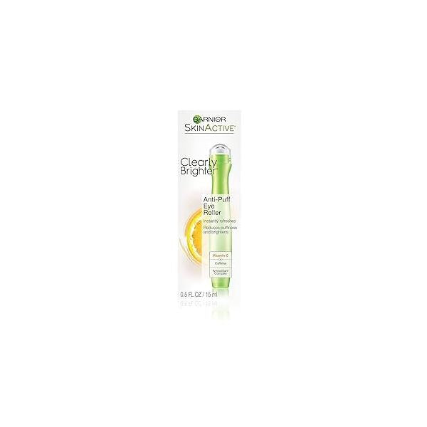 Garnier SkinActive Clearly Brighter Anti-Puff Eye Roller 0.5 oz (Pack of 3)