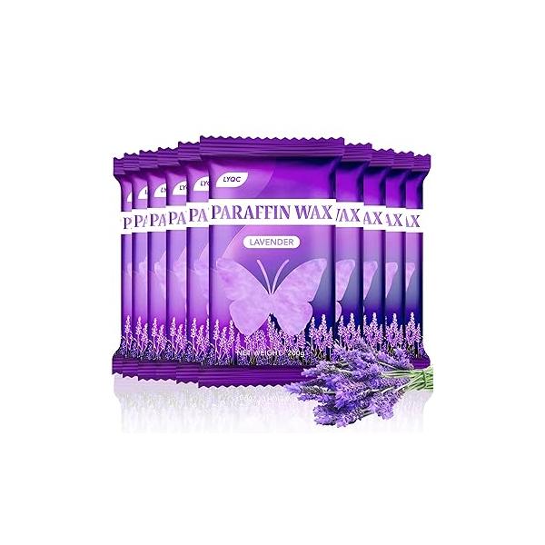 Paraffin Wax Refill, 10 packs of Bath for Hands and Feet relief stiff muscles arthritic pain - deeply moisturises protects the skin hands feet (Aloe vera)