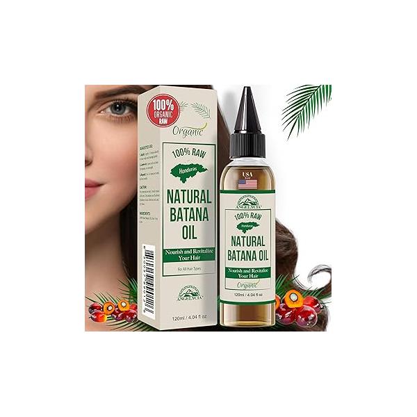 Batana Oil For Hair Growth | 100% Organic Raw Dr. Sebi from Honduras Nourish Strengthen Prevent Loss All Types Mask