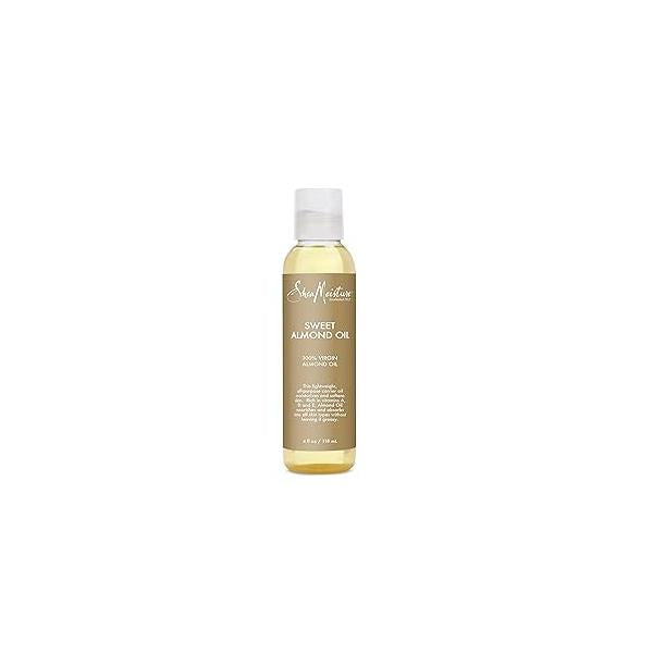SheaMoisture Body Oil for Dry Skin Sweet Almond Cruelty Free 4 oz