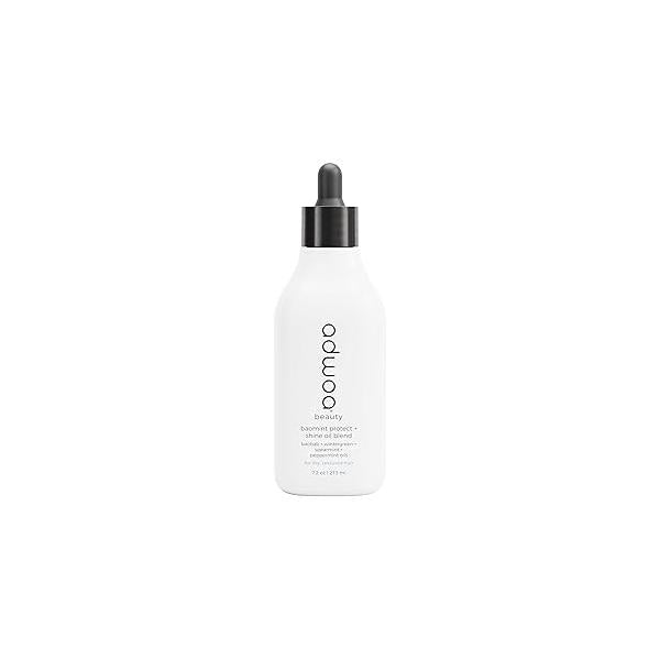 adwoa beauty Baomint™ Shine + Protect Oil | Hair Growth & Scalp with Baobab, Rosemary Peppermint 15+ Botanical Oils for Dry, Textured Non-Greasy, 7.2 oz Dropper Bottle