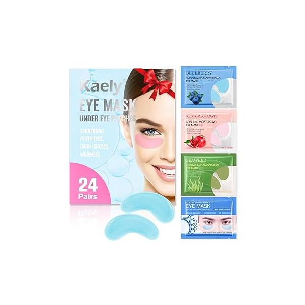 Under Eye Patches, 24 Pairs Mask for Dark Circles, Puffy Eyes, Undereye Bags,Wrinkles,Eye Treatment Skin Care Men & Women Gift (05)