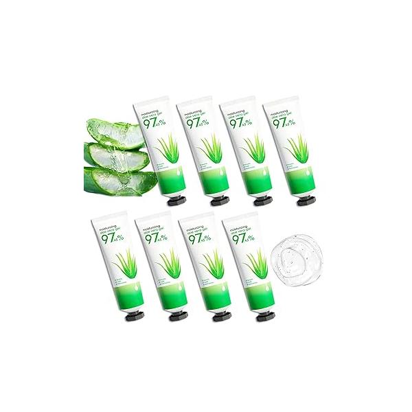 99% Organic Aloe Vera Gel,Aloe Soothing Gel,Natural Moisturizing Lotion for Skin Care,Long Lasting body Lotion,After Sun Care Cream Face and (260ml)