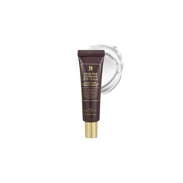 BENTON Snail Bee Ultimate Eye Cream - Mucin Serum with Niacinamide & Peptides | Korean For Dark Circles and Puffiness (1.05 oz)