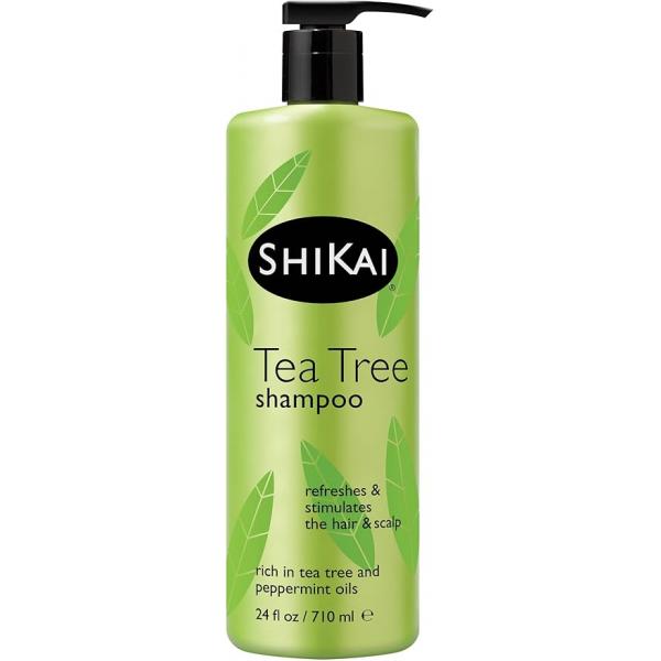 ShiKai Tea Tree Shampoo (24 oz) | Invigorating Peppermint & Refresh Stimulate Your Scalp Soap Free Cleanser Mild for Daily Use